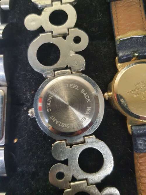 A COLLECTION OF WOMANS DRESS WATCHES SOLD AS IS NOT TESTED