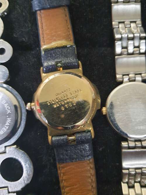 A COLLECTION OF WOMANS DRESS WATCHES SOLD AS IS NOT TESTED