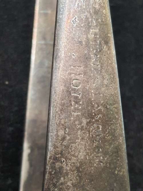 3 ANTIQUE STAINLESS STEEL CATERING TONGS