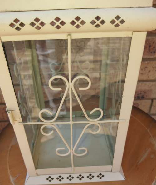 A PERFACT RAILWAY LAMP STYLE CANDLE HOLDER