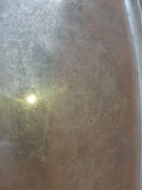 AN EDWARDIAN STYLE SILVER PLATED SERVING TRAY LARGE VERY ORNATE IN DESIGN TRAY SOLD AS IS