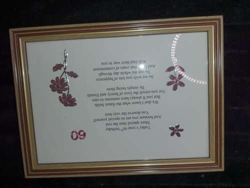 A COLLECTION OF PICTURE FRAMES SOLD AS IS