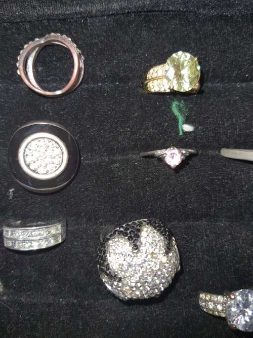 A VINTAGE COLLECTION JOBLOT DRESS RINGS SOME WITH GEMS STONE