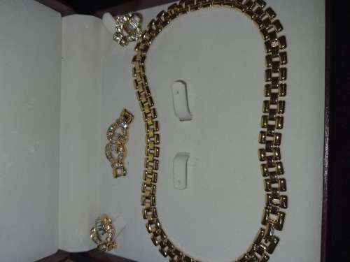 TWO VINTAGE SETS OF COSTUME NECKLACES SOLD AS IS