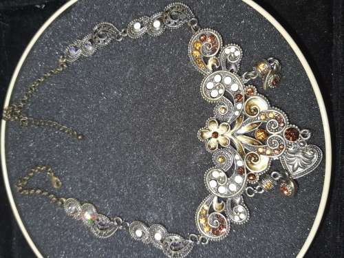 TWO VINTAGE SETS OF COSTUME NECKLACES SOLD AS IS