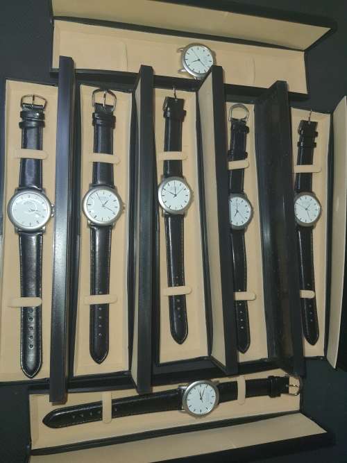 AN ENTIRE COLLECTION OF ANDREA BORCHELLI WATCHES SOLD AS IS