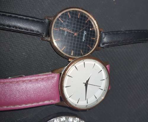 A COLLECTION OF WOMANS DRESS WATCHES SOLD AS IS NOT TESTED