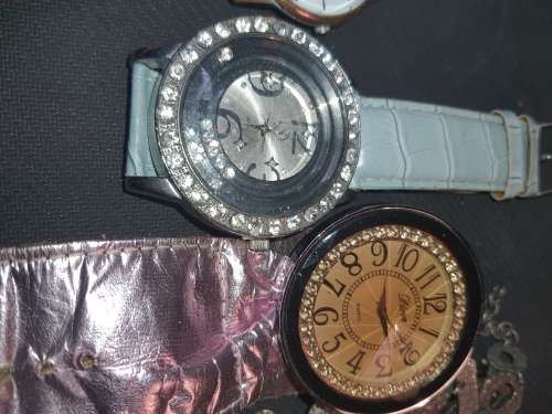 A COLLECTION OF WOMANS DRESS WATCHES SOLD AS IS NOT TESTED