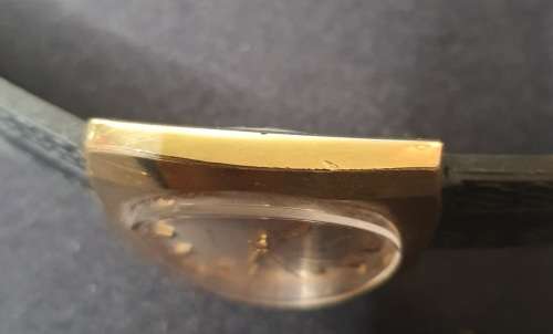 A VINTAGE HIGHLY COLLECTABLE NIVADA AUTOMATIC GOLD WATCH SWISS MADE