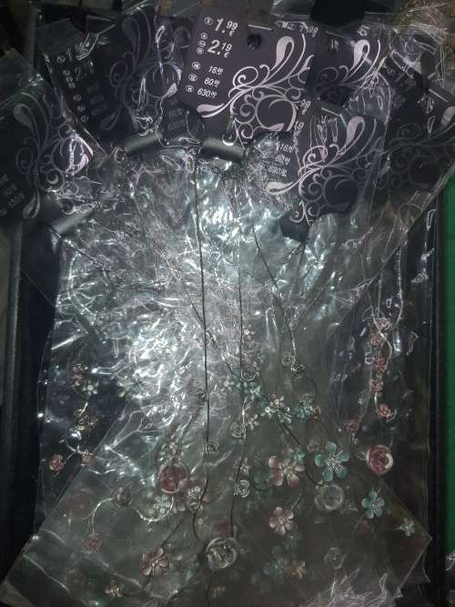 A MASSIVE BULK JOBLOT FANCY EARRINGS AND NECKLACES SILVER PLATED CHAINS AND FLORAL DESIGN  PENDANTS