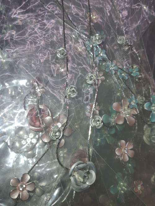 A MASSIVE BULK JOBLOT FANCY EARRINGS AND NECKLACES SILVER PLATED CHAINS AND FLORAL DESIGN  PENDANTS