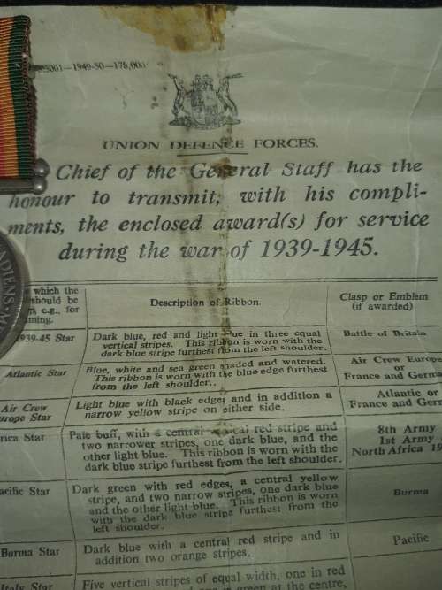 A COLLECTION OF MILITARIA BADGES WITH PAPERWORK SOLD AS IS