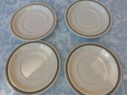 A SET OF FOUR LAMBERTHWARE  ROYAL DOULTON SIDE PLATES