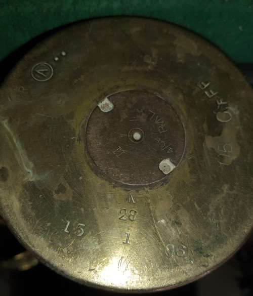 FOR THE COLLECTORS TWO FIRED CANNON SHELLS 28 centimeters in height and 10 centimeters diameter
