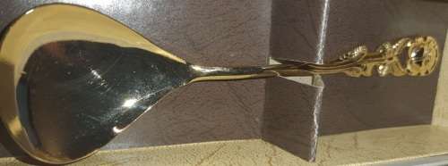 A RARE COMPLETE GARBER DESERT SERVING CUTLERY SET IN GREAT CONDITION SOLD AS IS