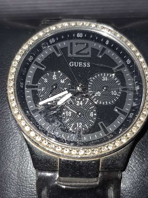 3 VINTAGE GUESS LADIES WRIST WATCHES SOLD AS IS NOT TESTED
