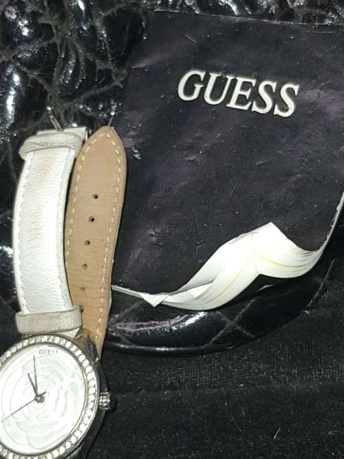 3 VINTAGE GUESS LADIES WRIST WATCHES SOLD AS IS NOT TESTED