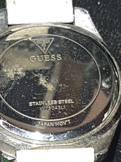 3 VINTAGE GUESS LADIES WRIST WATCHES SOLD AS IS NOT TESTED