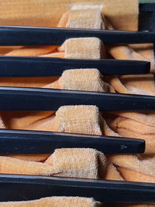 A RARE FASCINATION KNIFE SET IN MINT CONDITION