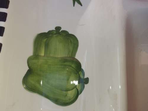 A 30 X 30 CM WIDE SERVING PLATER ENGLISH PORCELLAN CERAMIC