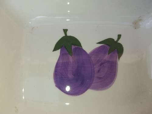 A 30 X 30 CM WIDE SERVING PLATER ENGLISH PORCELLAN CERAMIC