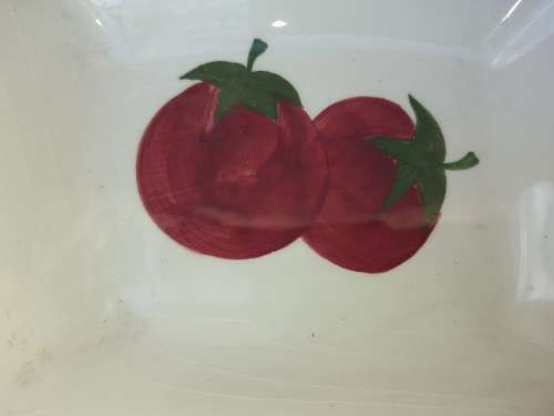 A 30 X 30 CM WIDE SERVING PLATER ENGLISH PORCELLAN CERAMIC