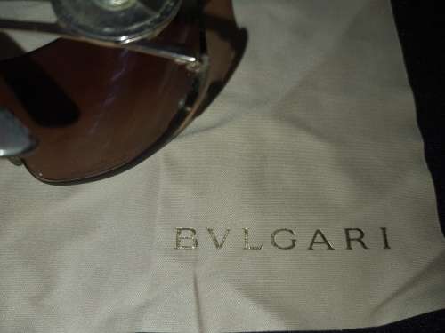 A RARE VINTAGE WOMANS BVLGARI SUNGLASSES SOLD AS IS