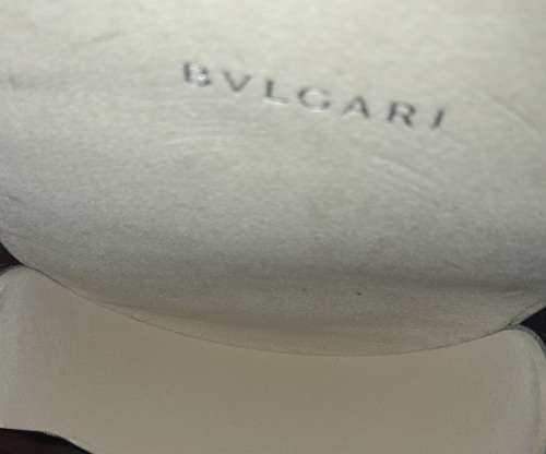 A RARE VINTAGE WOMANS BVLGARI SUNGLASSES SOLD AS IS
