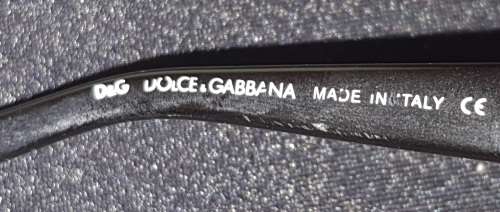 A VINTAGE WOMANS DandG SUNGLASSES SOLD AS IS