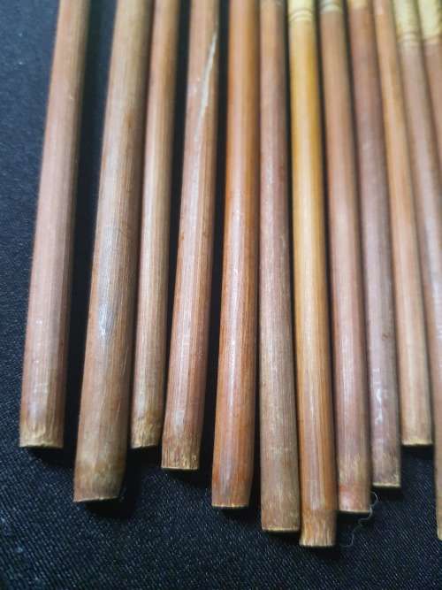 7 SETS OF VINTAGE CHOP STICKS ORGINAL SOLD AS IS