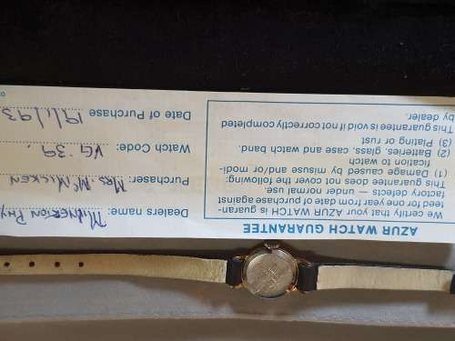 AN ANTIQUE AZUR WOMANS WATCH