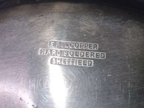 A VINTAGE SERVING BOWL SILVER PLATED SOLD AS IS