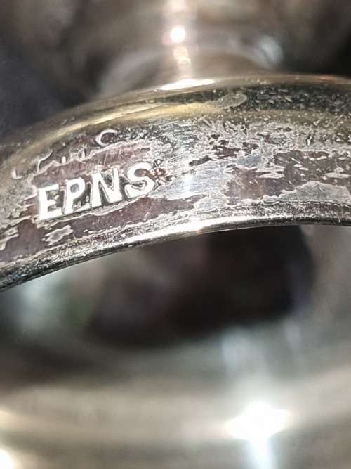 A JOB LOT EPNS BELL AND TWO MINITURE SHERRY INGOTS SOLD AS IS