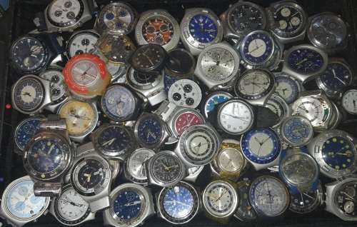 A massive bulk job lot swatch watches i