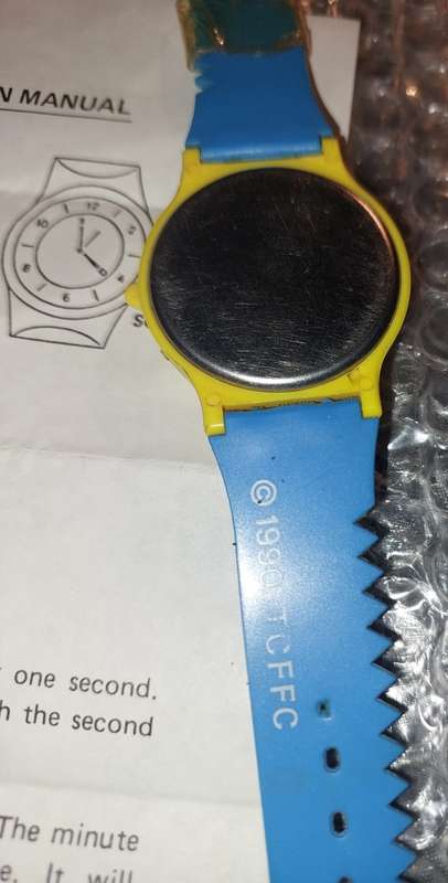 TWO RARE HIGHLY COLLECTABLE QUARTZ BART SIMSON WATCHES SOLD AS IS NOT TESTED