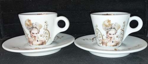 Lavazza (d`Ancap) Espresso Cups:The Most Majestic - Made in Italy sold as is