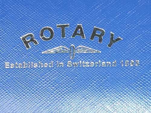A RARE VINTAGE ROTARY WOMANS STAINLESS STEEL WATCH WITH THE MANUALS AND BOX ALL ORIGINAL