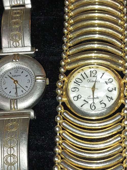 A COLLECTION WOMANS QUARTZ WATCHES SOLD AS IS NOT TESTED