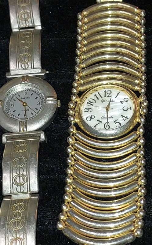 A COLLECTION WOMANS QUARTZ WATCHES SOLD AS IS NOT TESTED