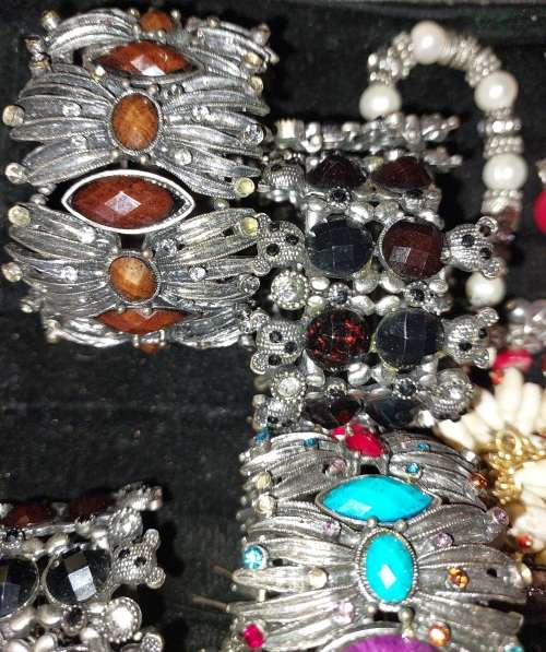 A VINTAGE JOBLOIT BRACELETS AND BANGLES SOLD AS IS