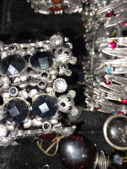 A VINTAGE JOBLOIT BRACELETS AND BANGLES SOLD AS IS