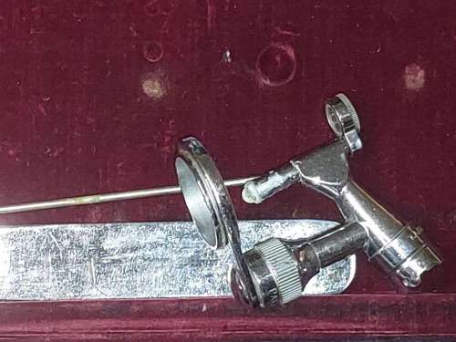 AN ANTIQUE DOCTORS MEDICAL TOOL SET SOLD AS IS