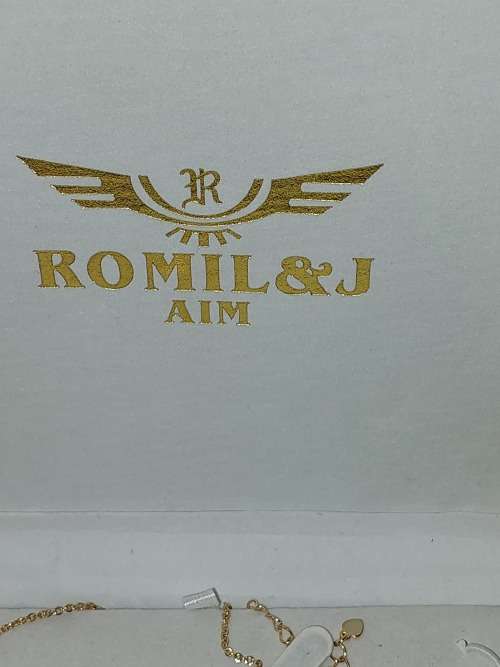 2 PERFACT AND COMPLETE GOLD-PLATED COSTUME JEWELRY SETS BY ROMIL AND AIM SOLD AS IS