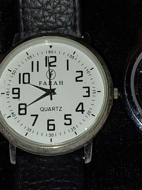 A COLLECTION OF VINTAGE USED FARAH WRIST WATCHES SOLD AS IS NOT TESTED