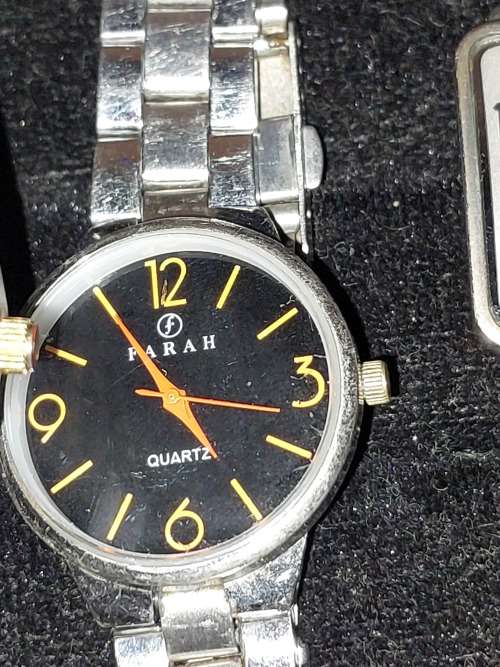 A COLLECTION OF VINTAGE USED FARAH WRIST WATCHES SOLD AS IS NOT TESTED