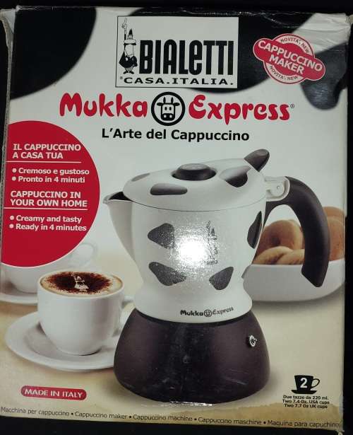 BIALETTI CASA ITALIA CAPPUCCINO MAKER MUKKA EXPRESS L`ARTEL DE CAPUUCCINO