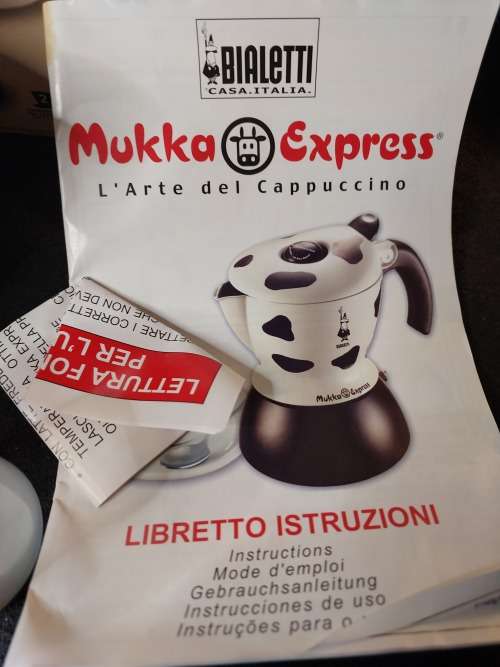 BIALETTI CASA ITALIA CAPPUCCINO MAKER MUKKA EXPRESS L`ARTEL DE CAPUUCCINO
