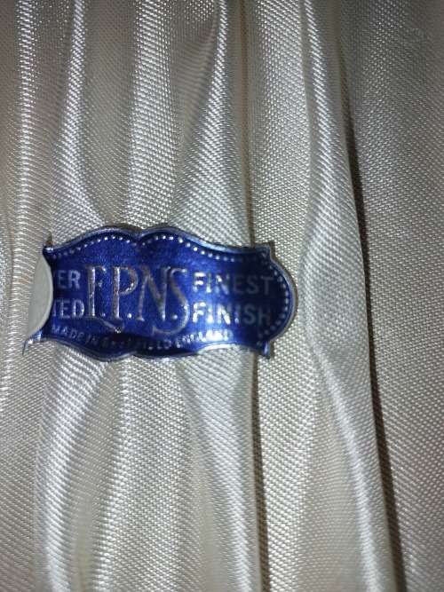 TWO ANTIQUE SILVER PLATED EPNS FINEST FINISH MADE IN SHEFFIELD ENGLAND TEASPOON SETS CASED