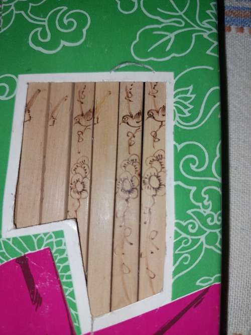 AN ORIGINAL BOX OF CHINESE CHOP STICKS SOLD AS IS