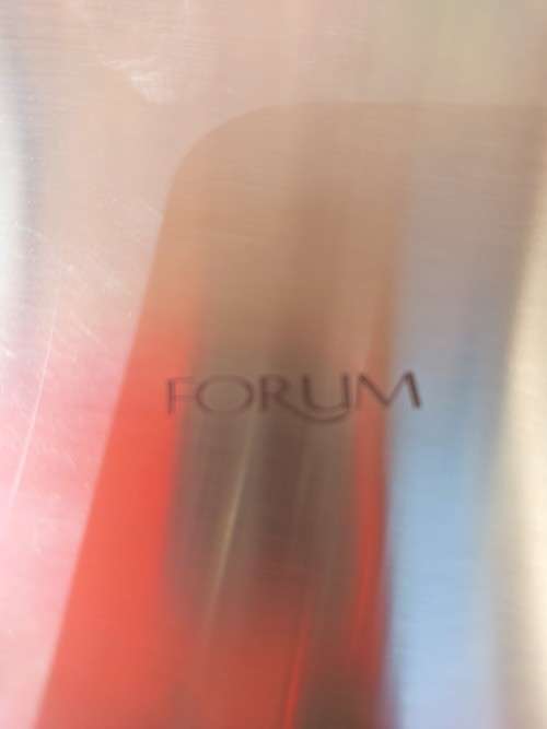 A PERFECT CONDITION FORUM BRAND STAINLESS STEEL SERVING PLATTER